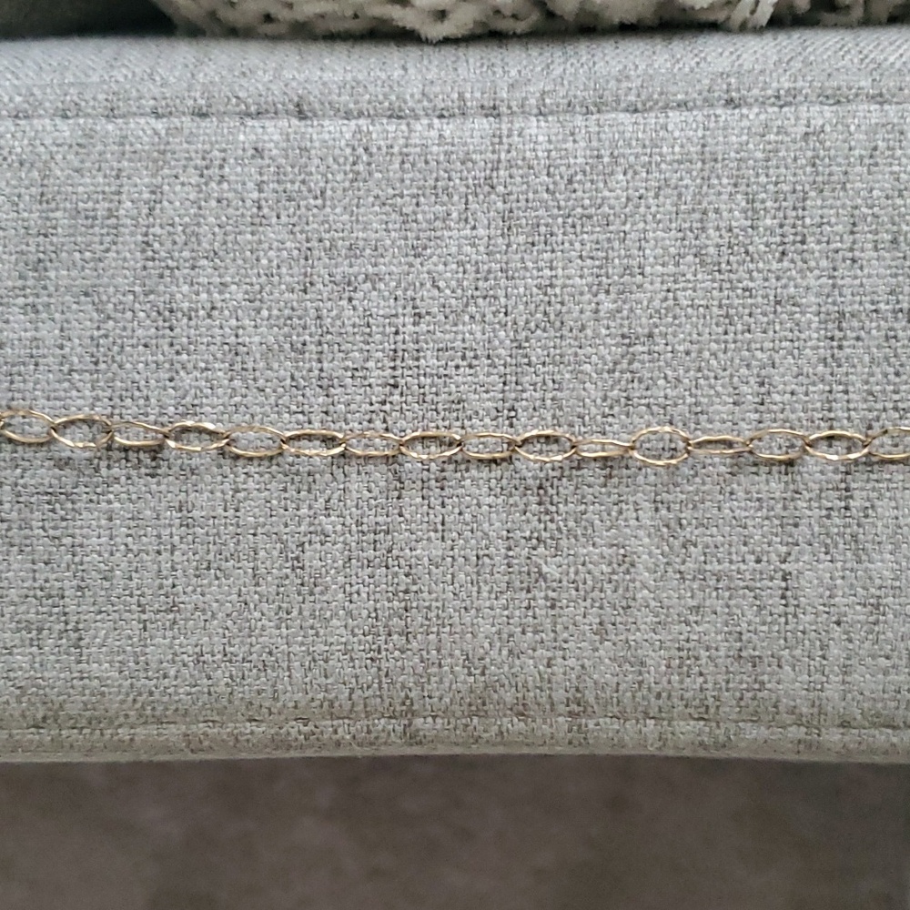 14k Gold Filled oval chain 10"